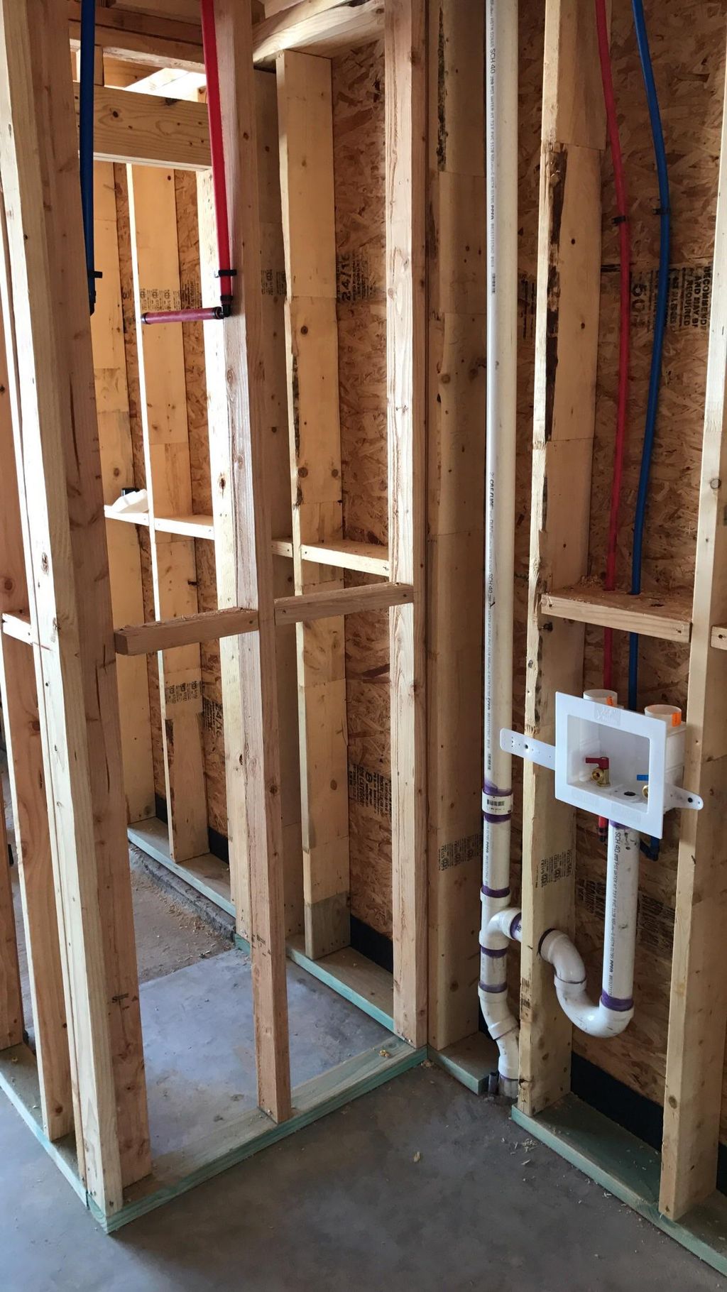 New Construction house this is laundry area 