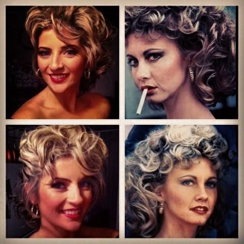 Sandy from Grease Makeup Transformation