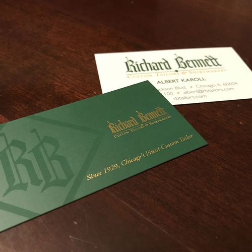 Richard Bennett Business Cards