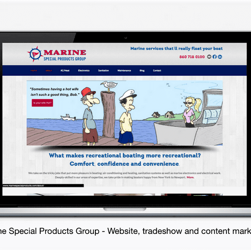 Website for Marine Special Products Group - do all