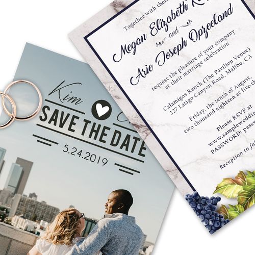 Wedding Invites and Save the Dates