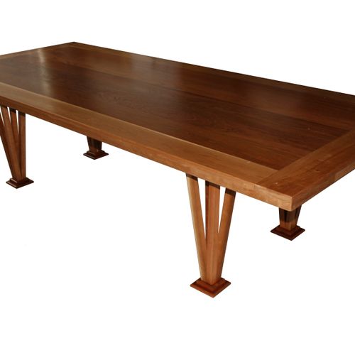 4' x 9' dining table of solid American Cherry and 