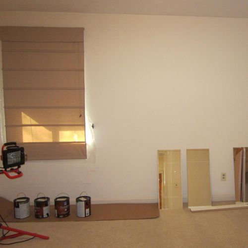 Vacant Home Staging of a Parma rental property bef