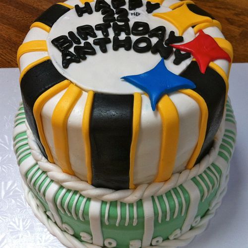 Pittsburg Steelers Birthday Cake