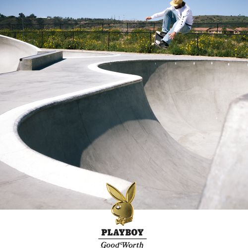 PLAYBOY X GOOD WORTH print ad as seen in Playboy, 