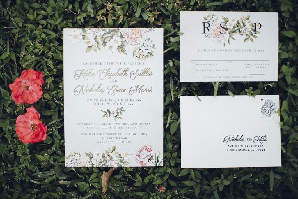 This is a wedding invitation set I designed.