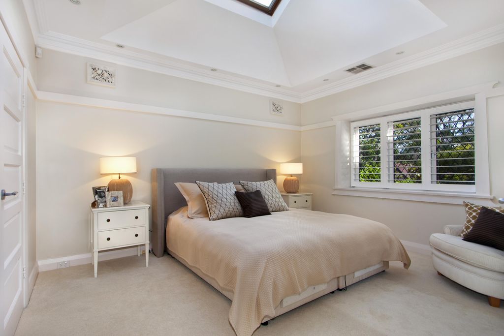 Gorgeous bedroom cleaned in NoVa.