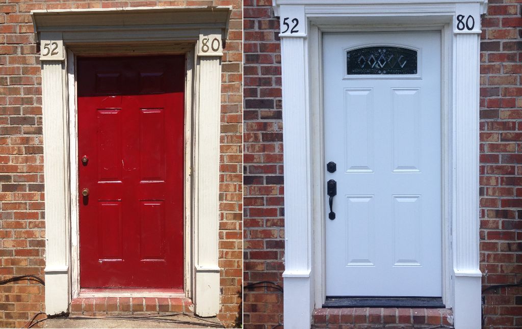 Before and After Door Replacement