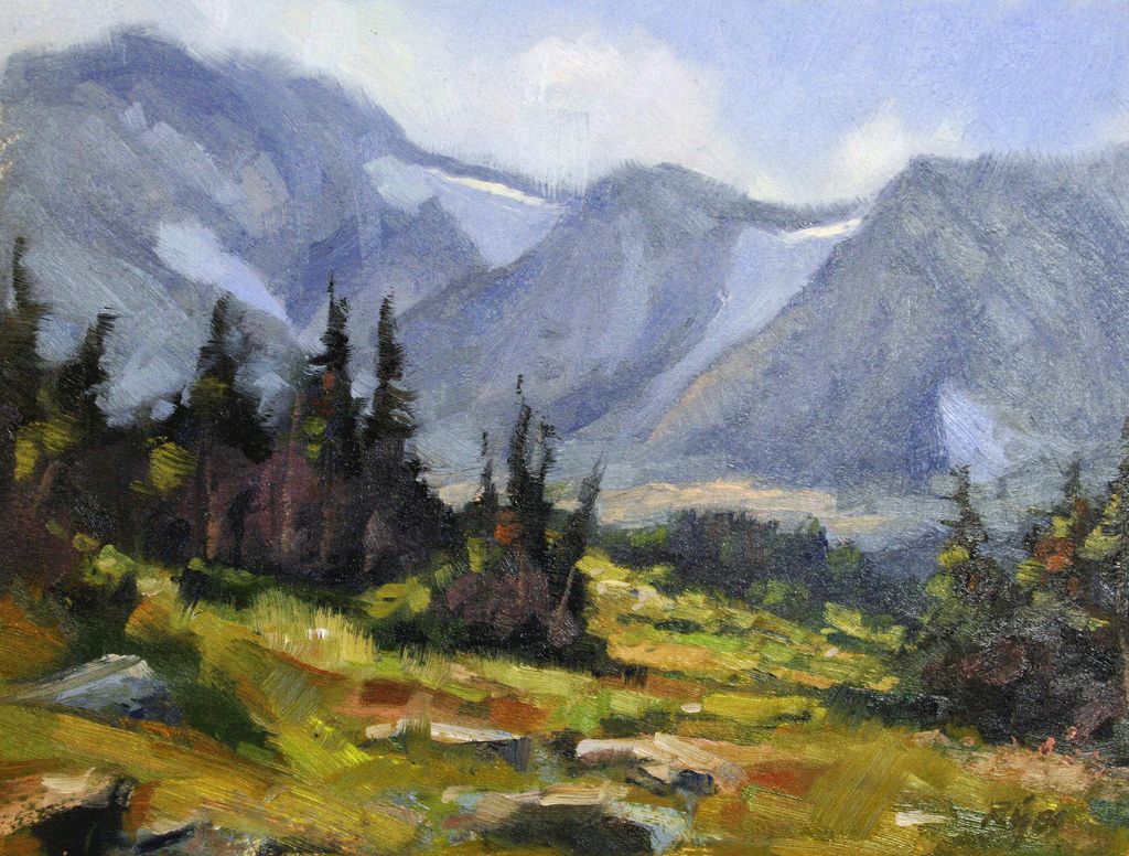 Summer in the Sierras
Oil  6 x 8"  Neil Rizos
rizo