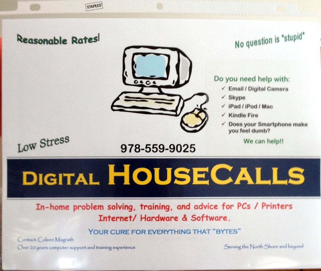 The Flyer I have been hanging up for 10 years.