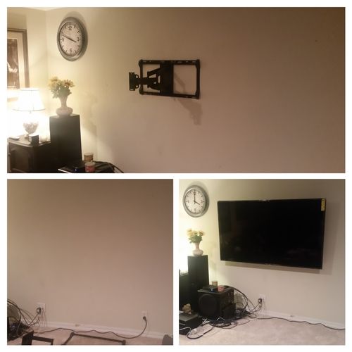 Mount 65 Inch TV to Drywall Wall