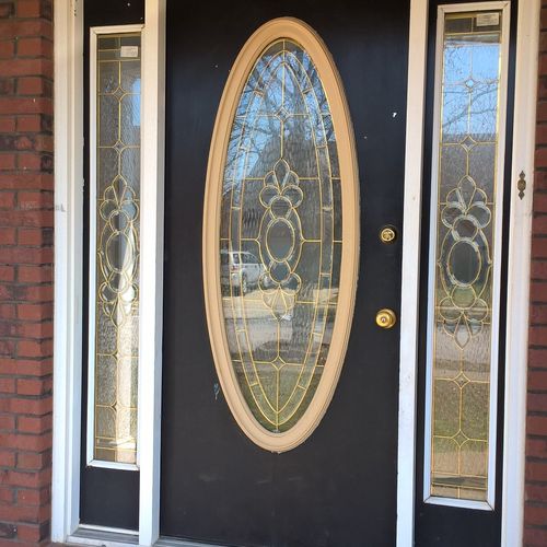 Front Door Repaint - Before