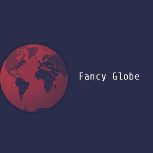 This is a globe graphic I created for a client. It