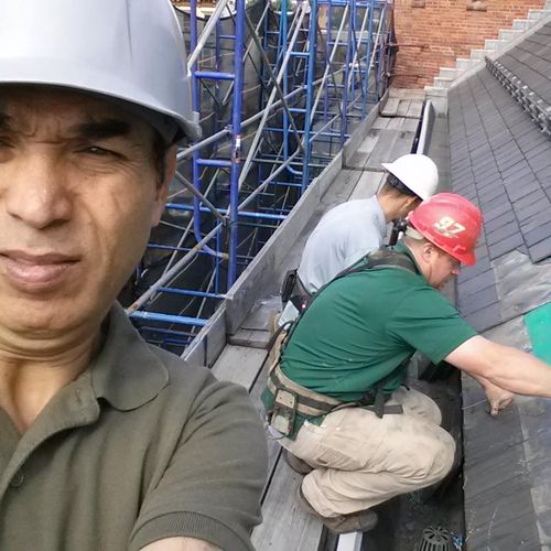 Slate Roofing at Brooklyn Armoury