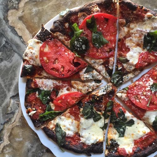 Fresh Margherita Pizza, Woodburning oven