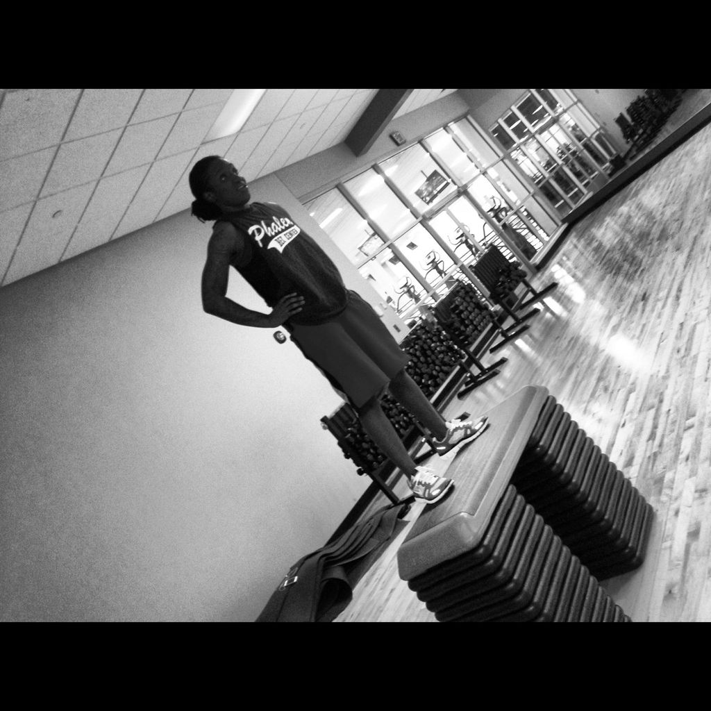 @ the GYM - ATHLETE - box jumps.
