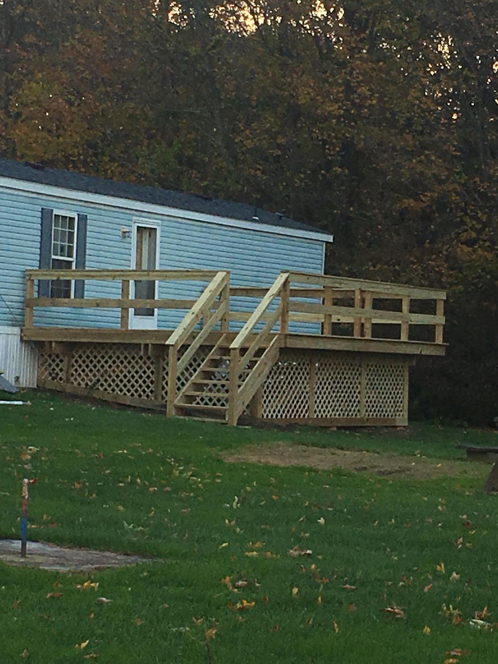 New deck, old deck suffered from faulty footings a