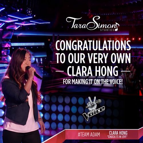 Clara Hong. Contestant on The Voice 2014