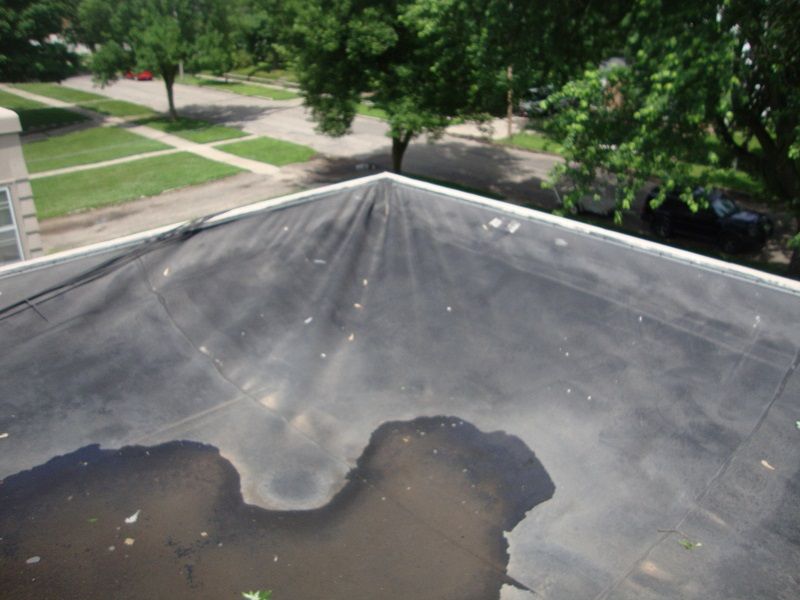 Shrinking or "Tenting" EPDM Roof Membrane