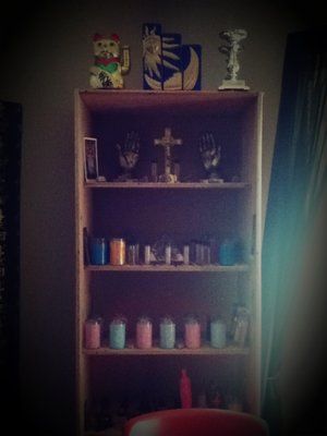 Products. Candles, Oils, Crystals.