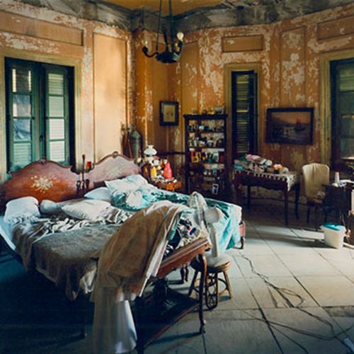 Magazine Example of Mix of antiques in Bedroom
