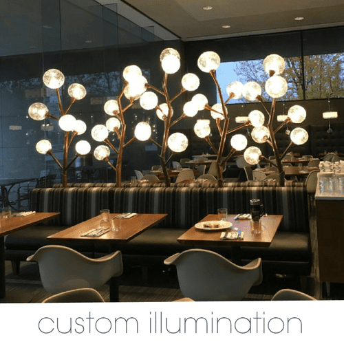Custom lamps for the Carnegie Museum Cafe