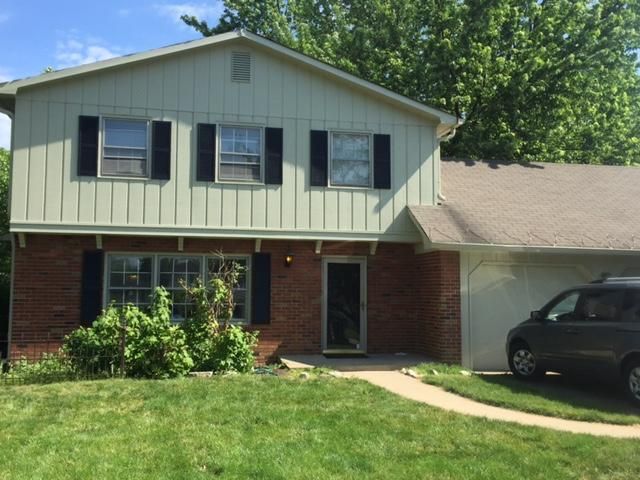 Pressure Washed. Then replaced the siding on the f
