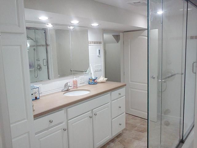 Basement bathroom remodel