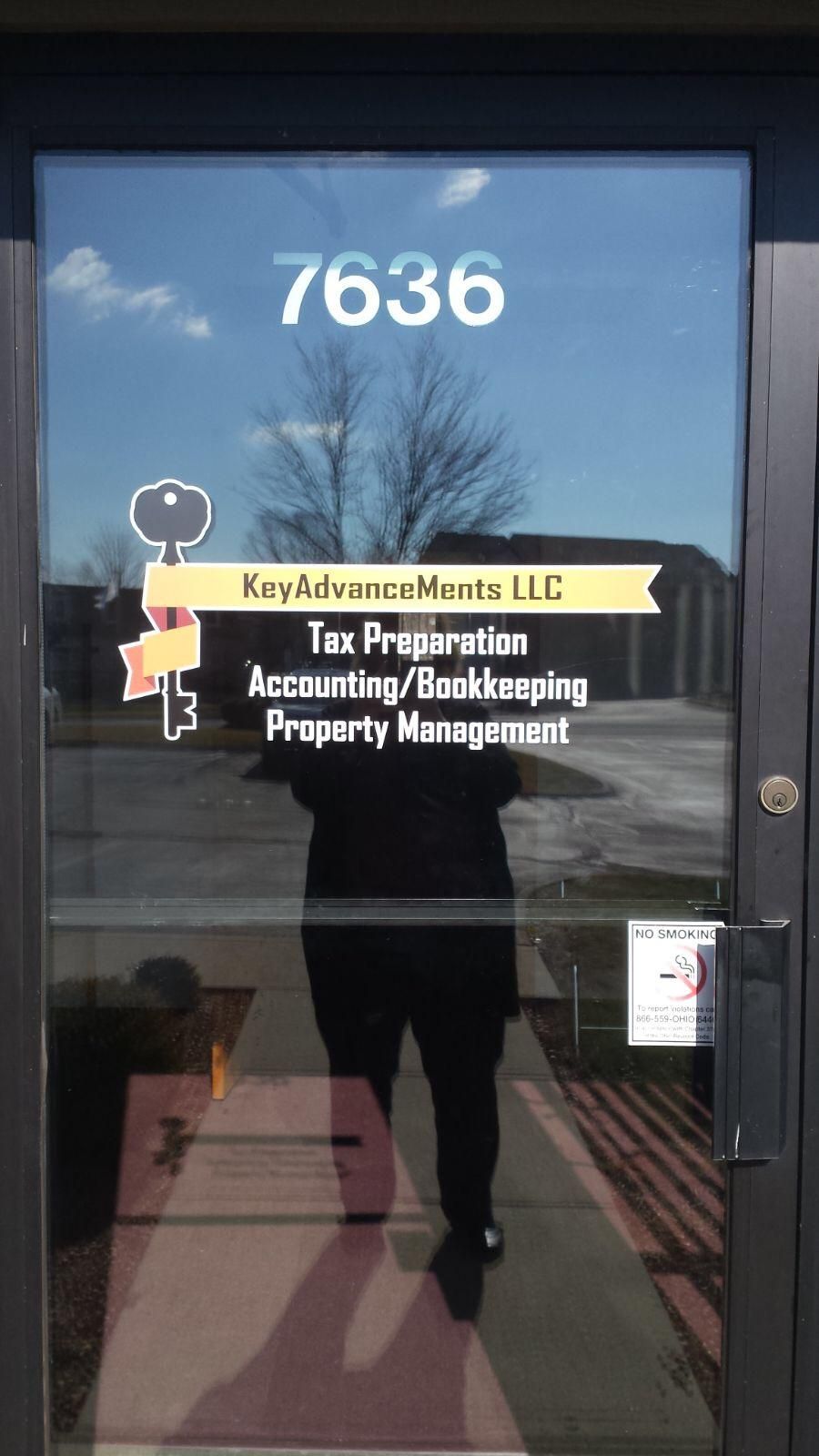 Front door of office