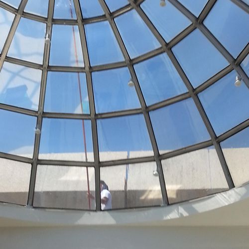 Glass domes at the Mall