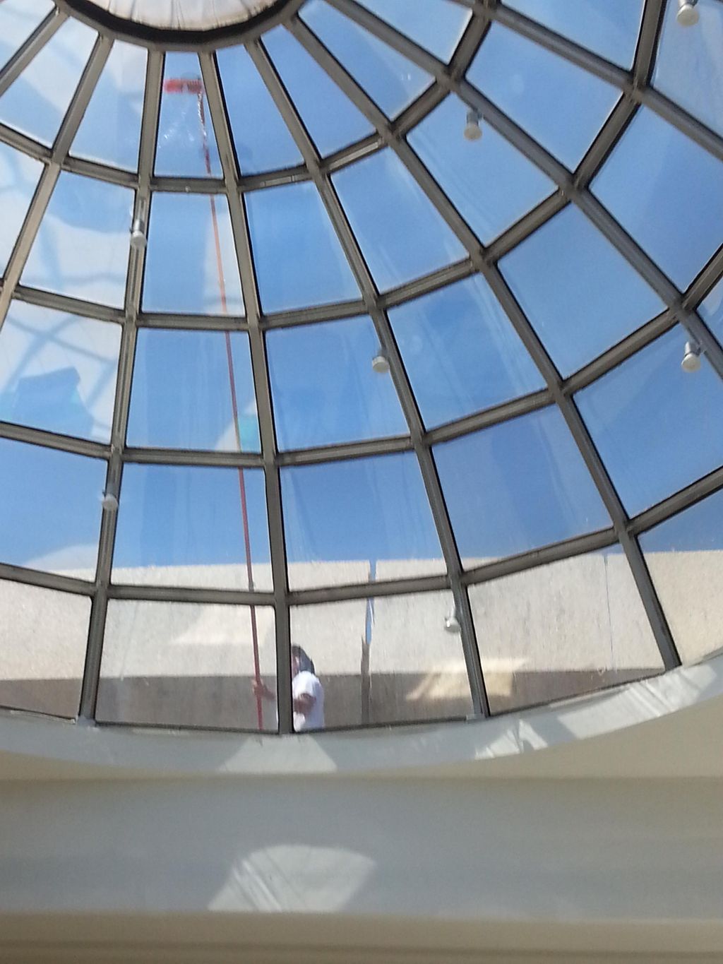 Glass domes at the Mall