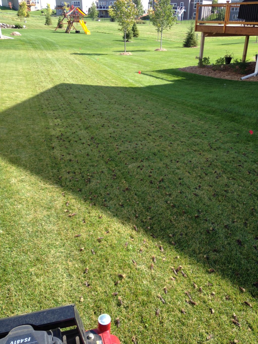 picture from ride-on lawn aerator for fall aeratio