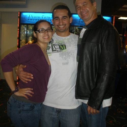 My wife, myself, and my dad