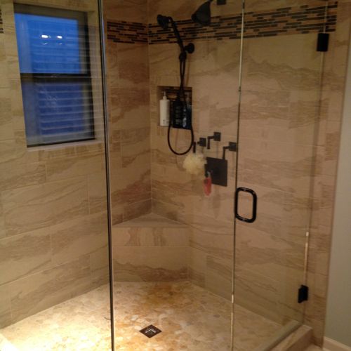 New Master shower