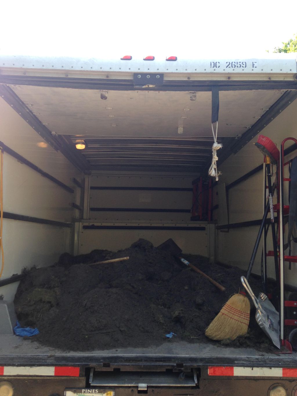 Hauled away the whole pile within just 45 minutes.