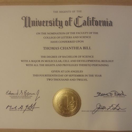 UCLA Diploma