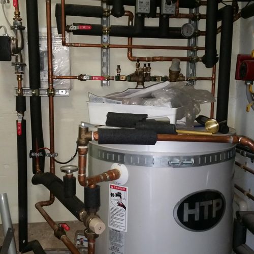 regular radiant heating system I  installed