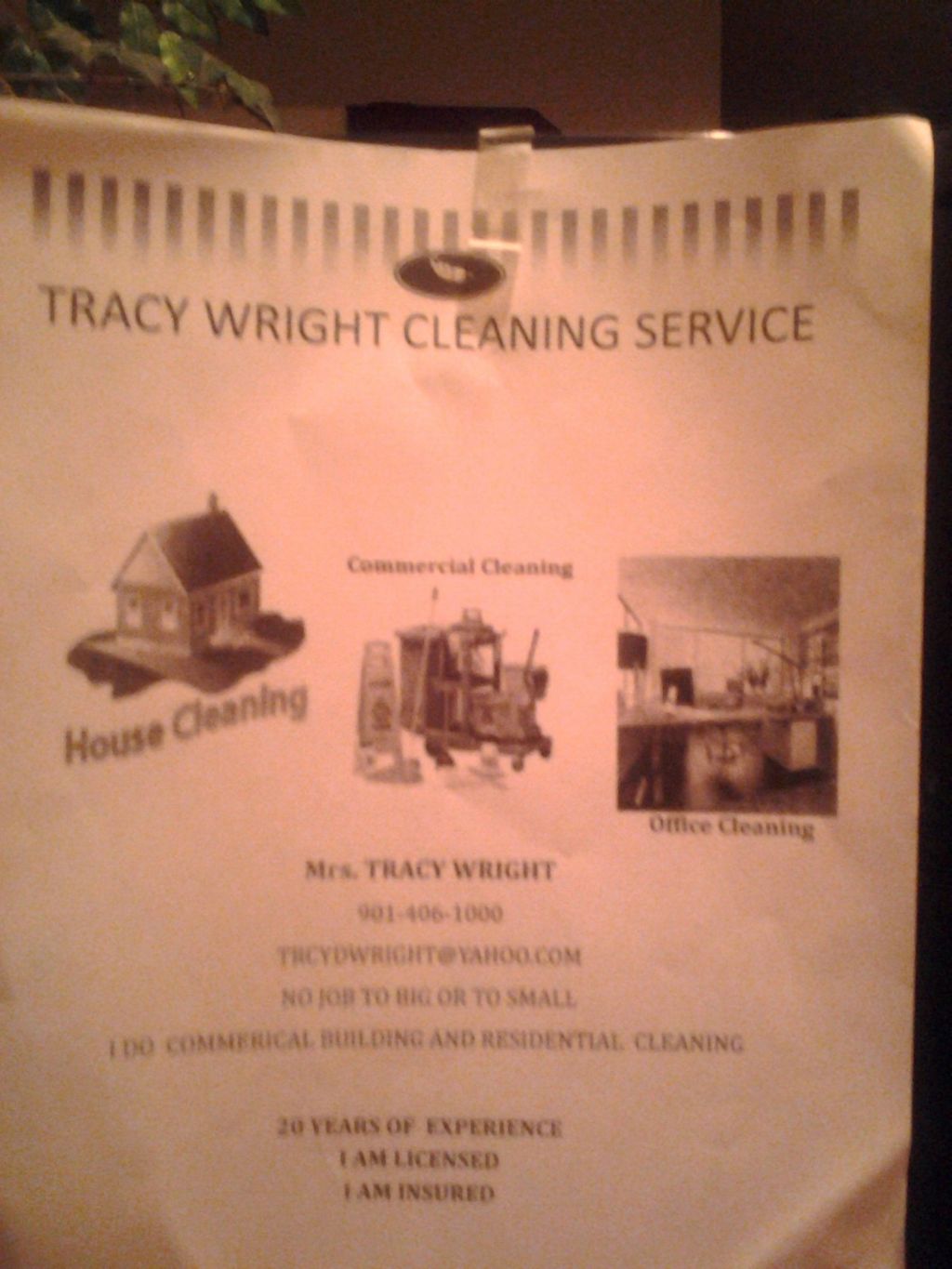 Tracy Wright Cleaning Service