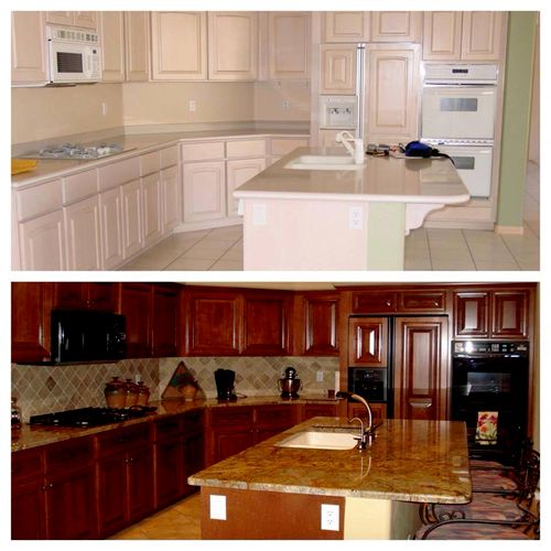 Before and After, Refacing and Granite