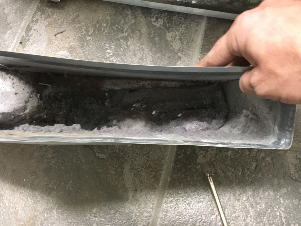 Excess lint in the lint trap