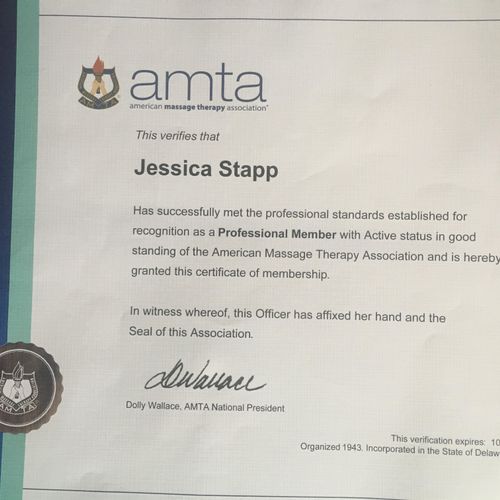 AMTA professional member.