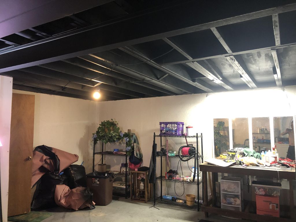 After (ceiling painted)