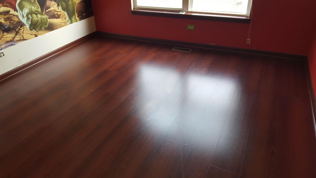 Clean wood floor