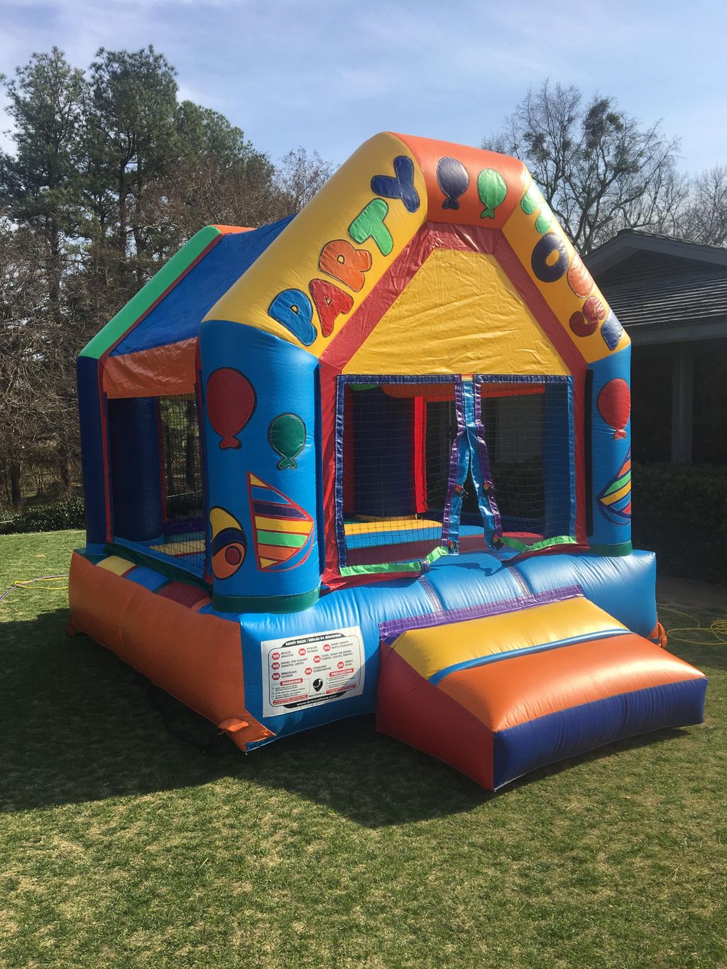 10x10 Bounce house.  Great for small children or s