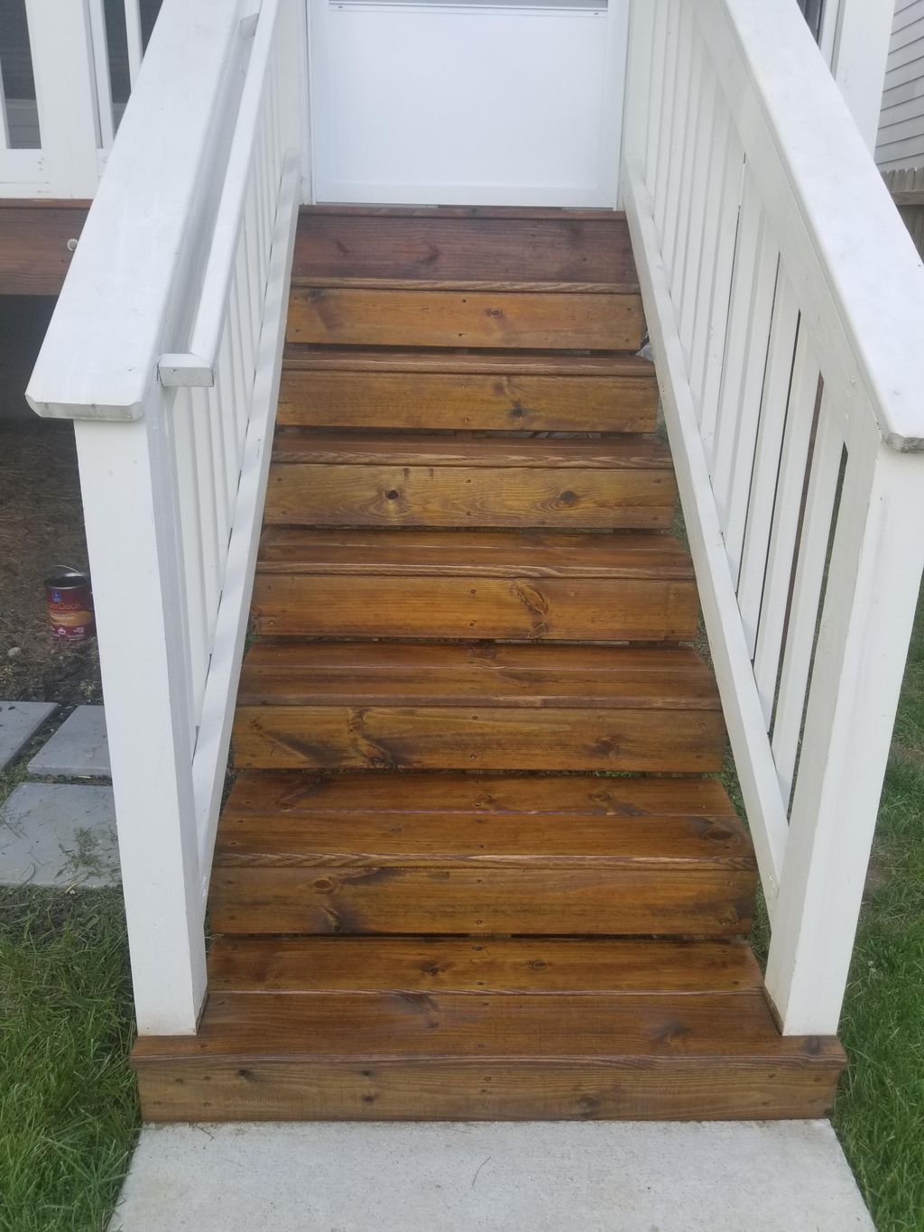 After stain