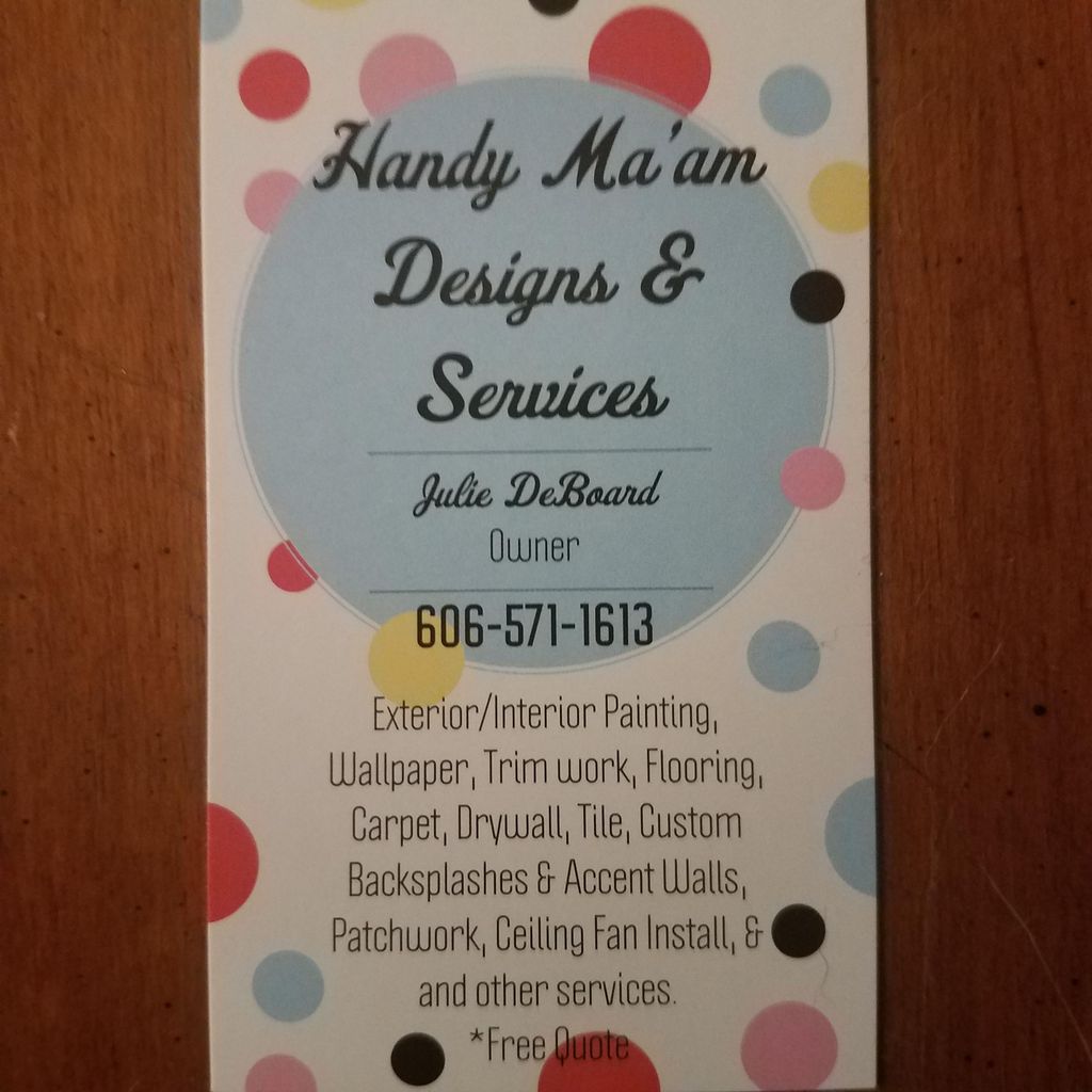 Handy Ma'am Designs and Services