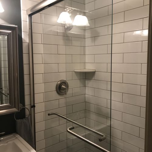 Mission Bathroom Flooring and Shower Tile Install 