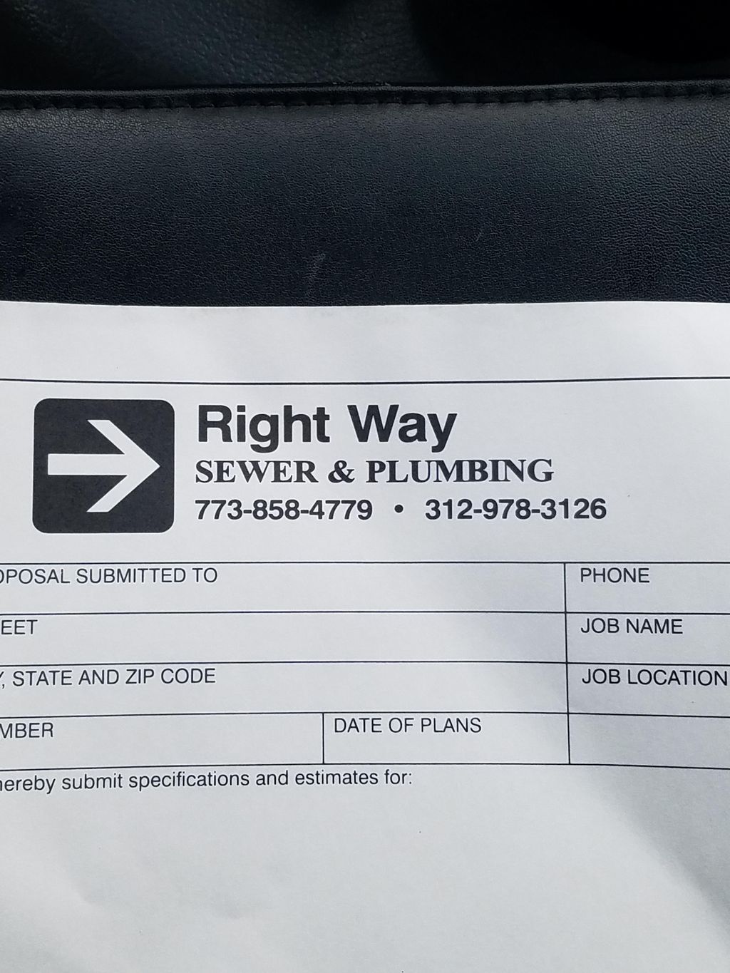 Right way sewer and plumbing LLC