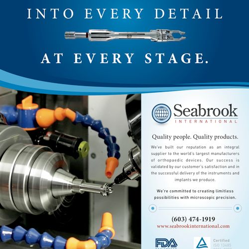 Seabrook International - Full page print campaign 