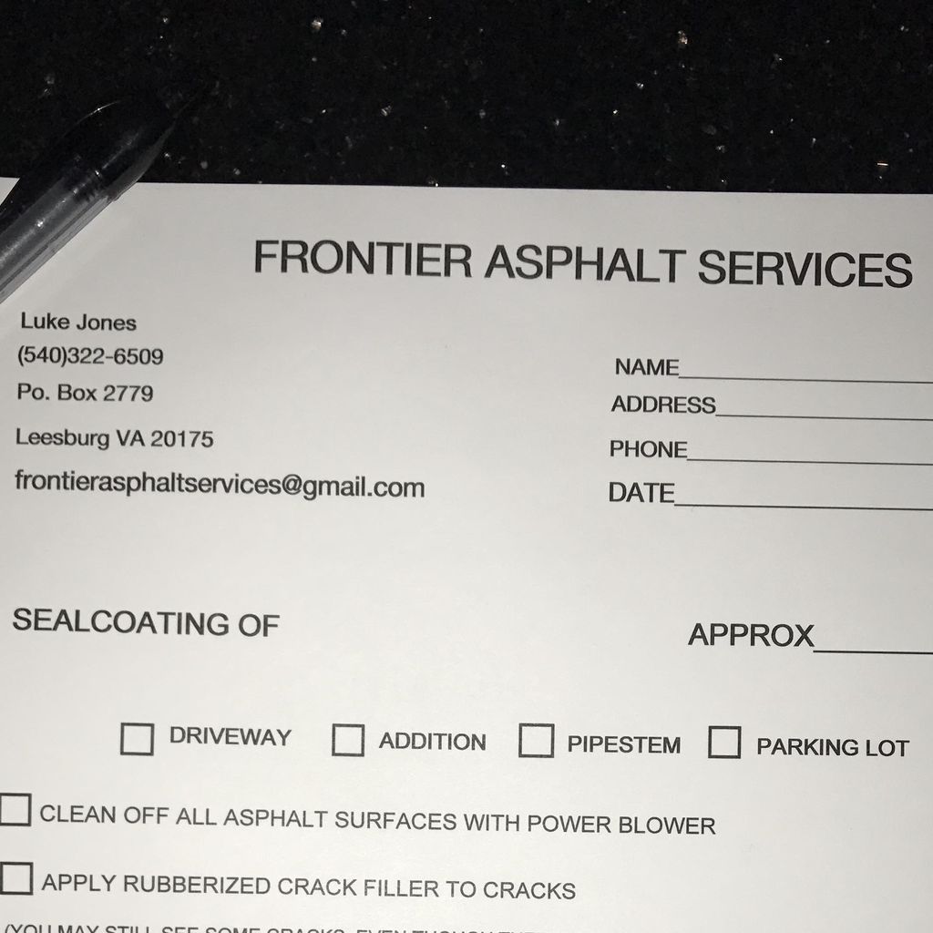 Frontier Asphalt Services